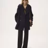 Abrigo cruzado oversize de lana Abrigo cruzado oversize de lana