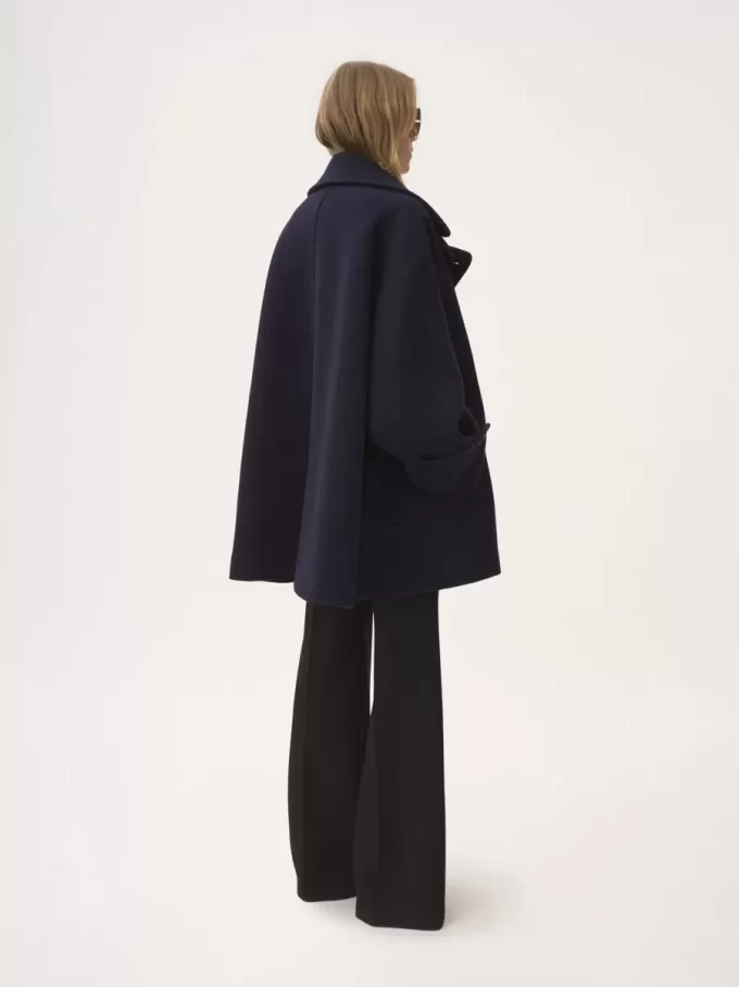 Abrigo cruzado oversize de lana Abrigo cruzado oversize de lana