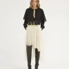 Blusa capa en georgette de seda Blusa capa en georgette de seda