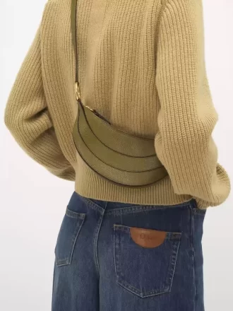 Bolso bandolera Banana de piel granulada Bolso bandolera Banana de piel granulada