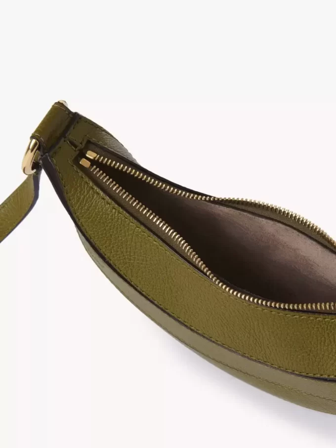 Bolso bandolera Banana de piel granulada Bolso bandolera Banana de piel granulada