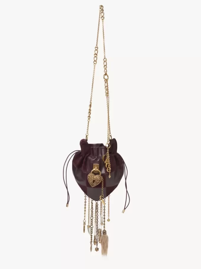 Bolso bandolera Château Treasures en piel granulada y ante Bolso bandolera Château Treasures en piel granulada y ante