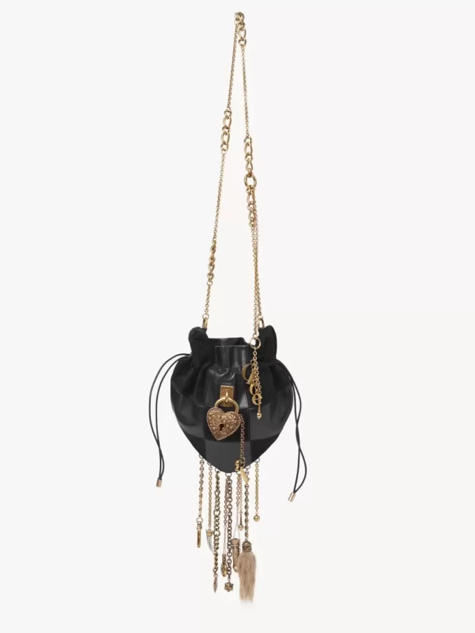 Bolso bandolera Château Treasures en piel granulada y ante Bolso bandolera Château Treasures en piel granulada y ante