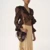 Bolso bandolera Château Treasures en piel granulada y ante Bolso bandolera Château Treasures en piel granulada y ante