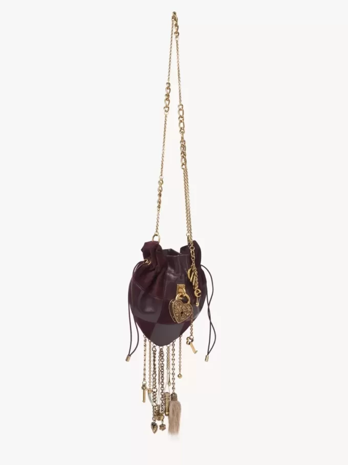 Bolso bandolera Château Treasures en piel granulada y ante Bolso bandolera Château Treasures en piel granulada y ante