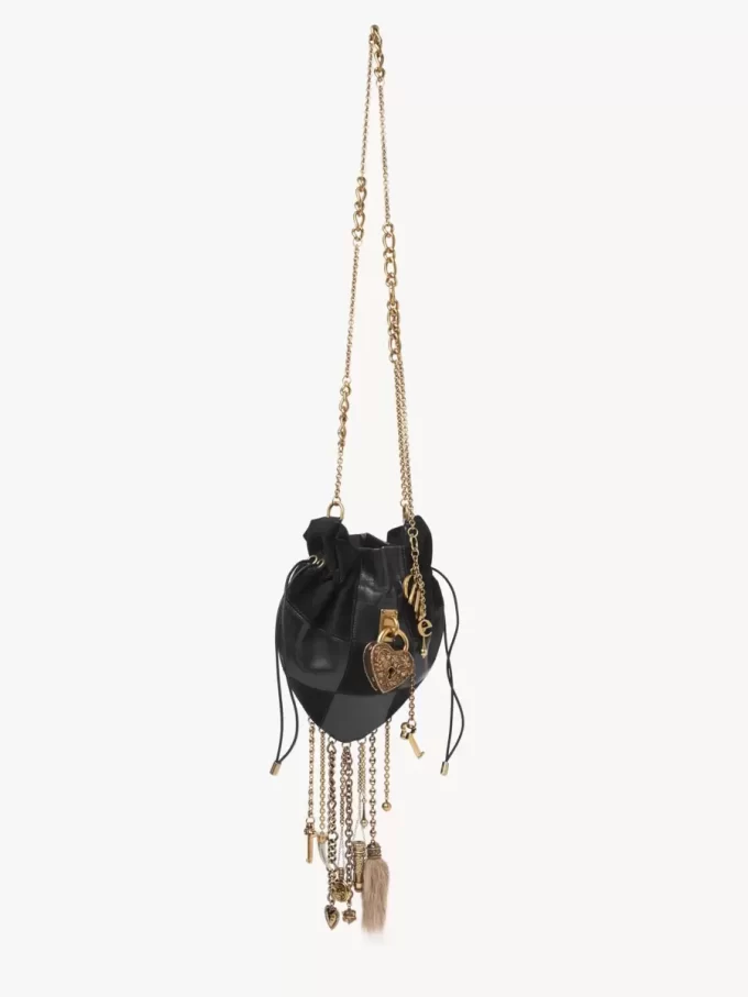 Bolso bandolera Château Treasures en piel granulada y ante Bolso bandolera Château Treasures en piel granulada y ante
