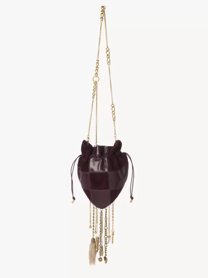 Bolso bandolera Château Treasures en piel granulada y ante Bolso bandolera Château Treasures en piel granulada y ante