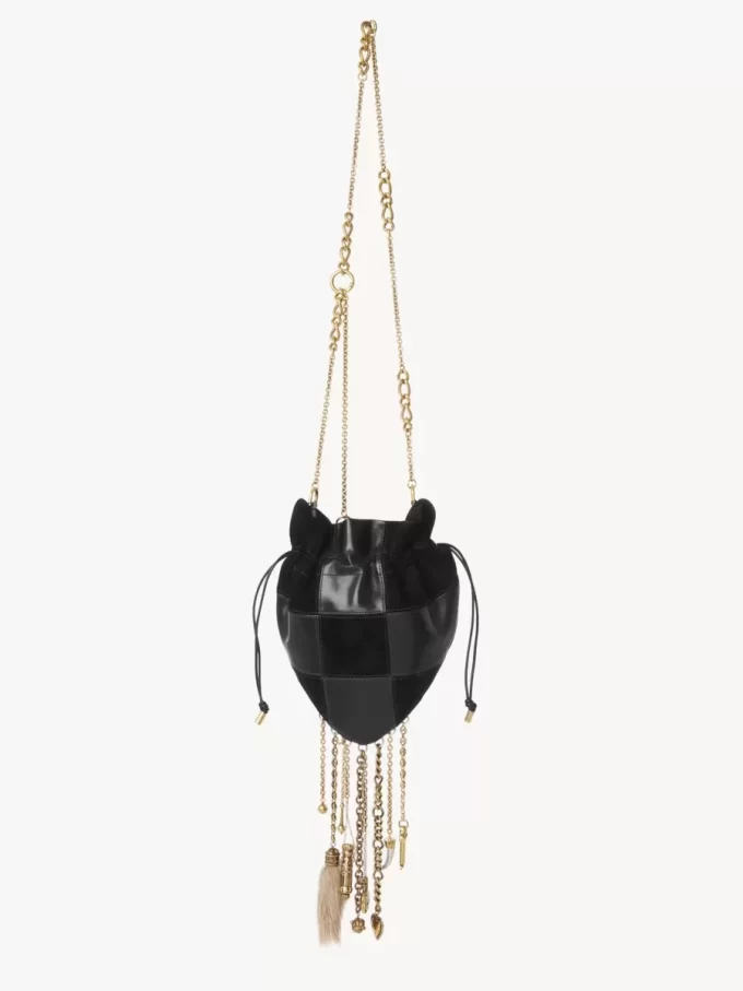 Bolso bandolera Château Treasures en piel granulada y ante Bolso bandolera Château Treasures en piel granulada y ante