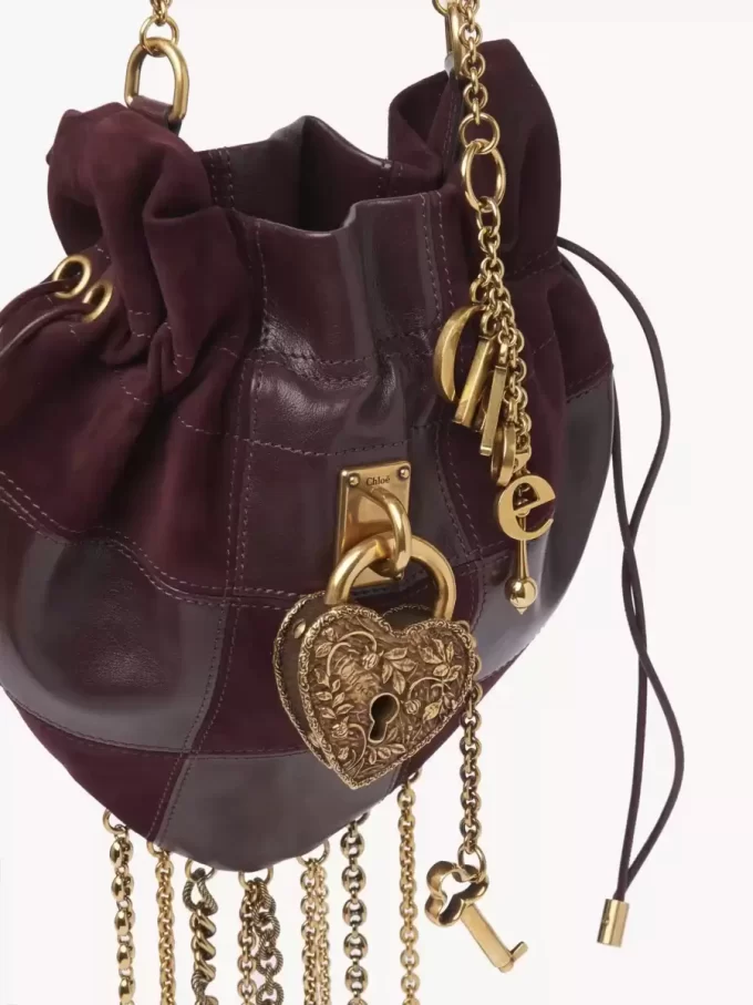 Bolso bandolera Château Treasures en piel granulada y ante Bolso bandolera Château Treasures en piel granulada y ante