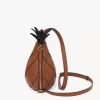 Bolso bandolera de piña en piel granulada Bolso bandolera de piña en piel granulada
