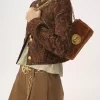 Bolso bandolera pequeño Chloé Heritage de terciopelo Bolso bandolera pequeño Chloé Heritage de terciopelo