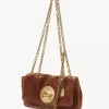 Bolso bandolera pequeño Chloé Heritage de terciopelo Bolso bandolera pequeño Chloé Heritage de terciopelo