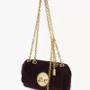 Bolso bandolera pequeño Chloé Heritage de terciopelo Bolso bandolera pequeño Chloé Heritage de terciopelo