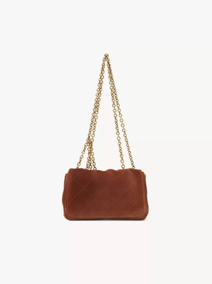 Bolso bandolera pequeño Chloé Heritage de terciopelo Bolso bandolera pequeño Chloé Heritage de terciopelo