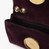 Bolso bandolera pequeño Chloé Heritage de terciopelo Bolso bandolera pequeño Chloé Heritage de terciopelo