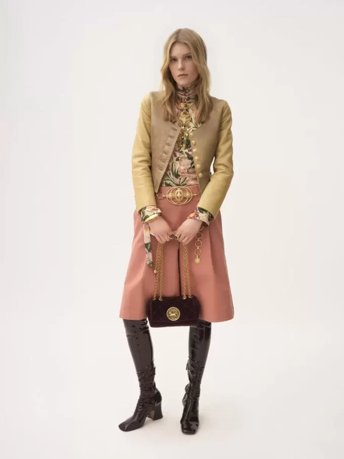 Bolso bandolera pequeño Chloé Heritage de terciopelo Bolso bandolera pequeño Chloé Heritage de terciopelo