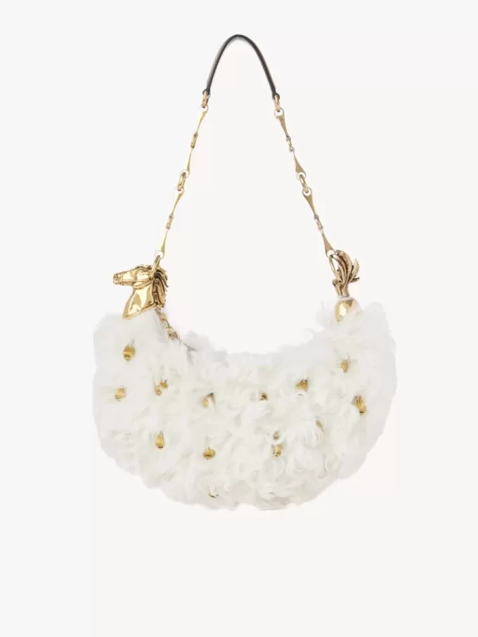 Bolso de hombro Chain Horse de piel de oveja Bolso de hombro Chain Horse de piel de oveja