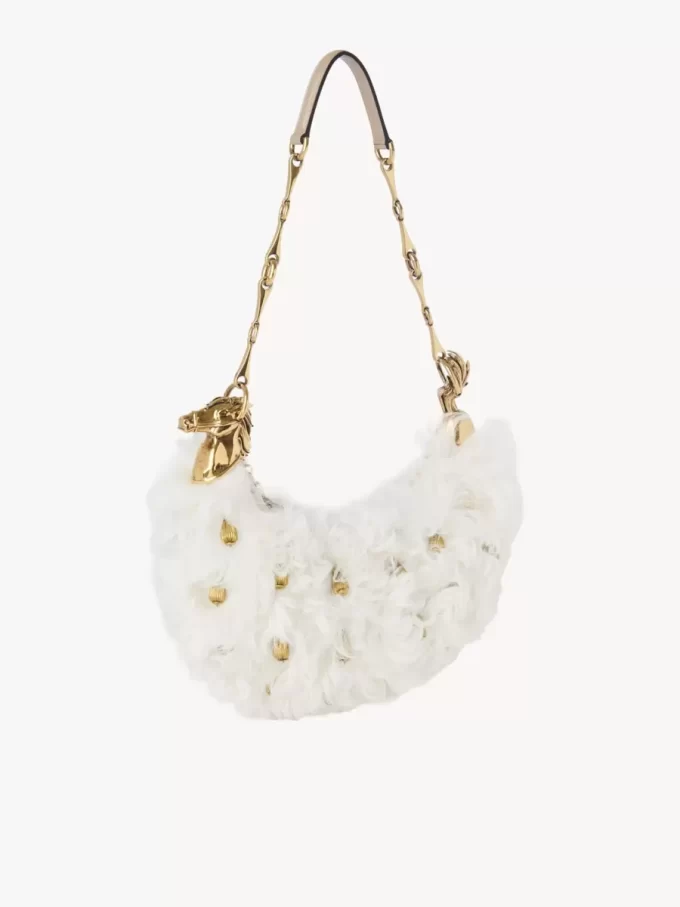 Bolso de hombro Chain Horse de piel de oveja Bolso de hombro Chain Horse de piel de oveja