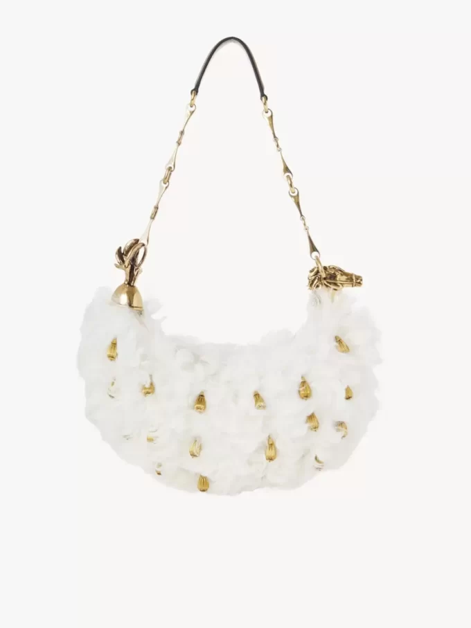 Bolso de hombro Chain Horse de piel de oveja Bolso de hombro Chain Horse de piel de oveja