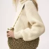 Bolso de hombro Chain Horse en piel de ante con cuentas Bolso de hombro Chain Horse en piel de ante con cuentas