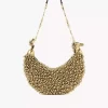 Bolso de hombro Chain Horse en piel de ante con cuentas Bolso de hombro Chain Horse en piel de ante con cuentas