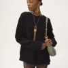 Bolso de hombro Chain Horse en piel granulada Bolso de hombro Chain Horse en piel granulada