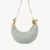 Bolso de hombro Chain Horse en piel granulada Bolso de hombro Chain Horse en piel granulada