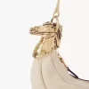 Bolso de hombro Chain Horse en piel granulada Bolso de hombro Chain Horse en piel granulada