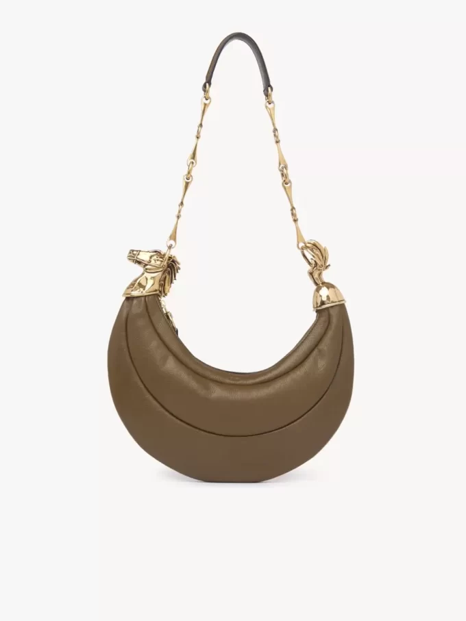 Bolso de hombro Chain Horse en piel suave Bolso de hombro Chain Horse en piel suave
