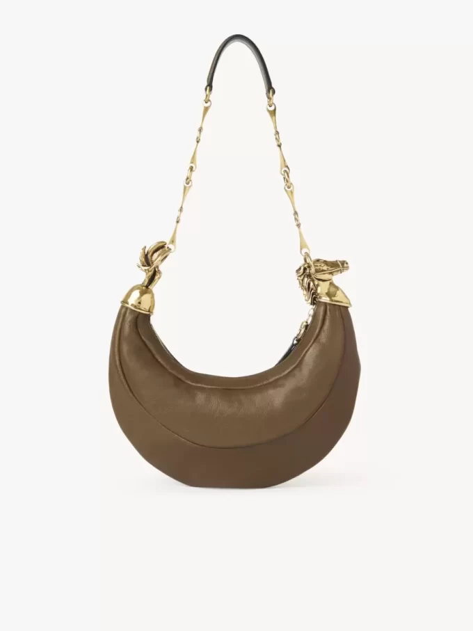 Bolso de hombro Chain Horse en piel suave Bolso de hombro Chain Horse en piel suave