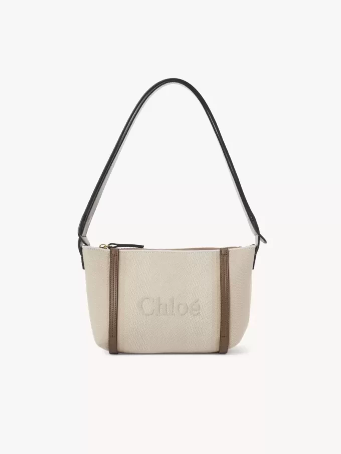 Bolso de hombro Chloé Carry en lona Bolso de hombro Chloé Carry en lona