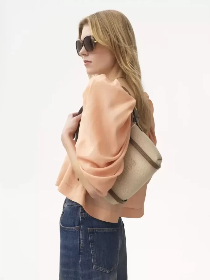 Bolso de hombro Chloé Carry en lona Bolso de hombro Chloé Carry en lona