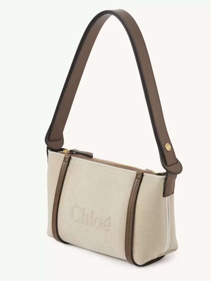 Bolso de hombro Chloé Carry en lona Bolso de hombro Chloé Carry en lona