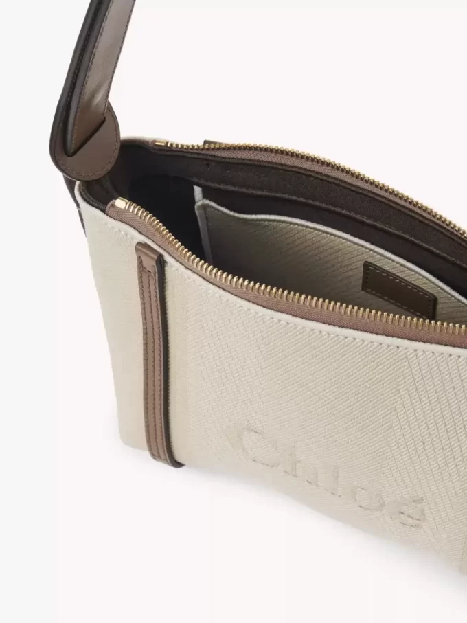 Bolso de hombro Chloé Carry en lona Bolso de hombro Chloé Carry en lona