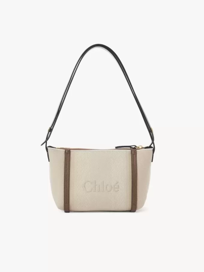 Bolso de hombro Chloé Carry en lona Bolso de hombro Chloé Carry en lona