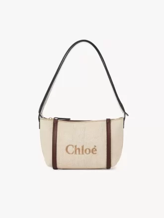 Bolso de hombro Chloé Carry en rafia Bolso de hombro Chloé Carry en rafia