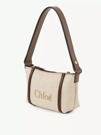 Bolso de hombro Chloé Carry en rafia Bolso de hombro Chloé Carry en rafia