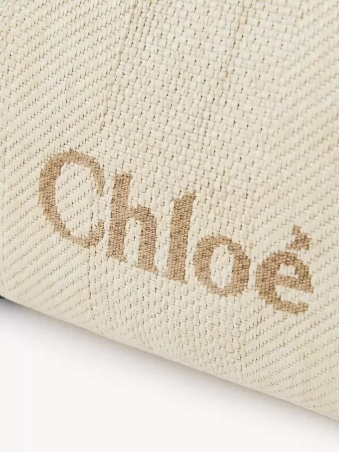 Bolso de hombro Chloé Carry en rafia Bolso de hombro Chloé Carry en rafia