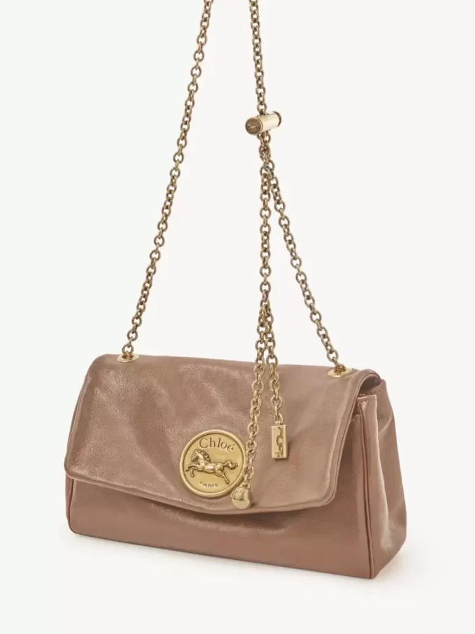 Bolso de hombro Chloé Heritage en piel granulada Bolso de hombro Chloé Heritage en piel granulada