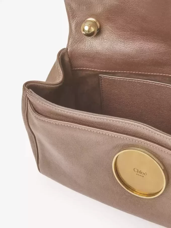 Bolso de hombro Chloé Heritage en piel granulada Bolso de hombro Chloé Heritage en piel granulada