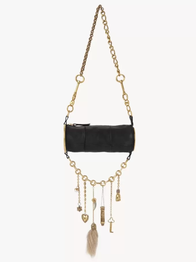 Bolso de hombro Château Treasures en piel granulada Bolso de hombro Château Treasures en piel granulada