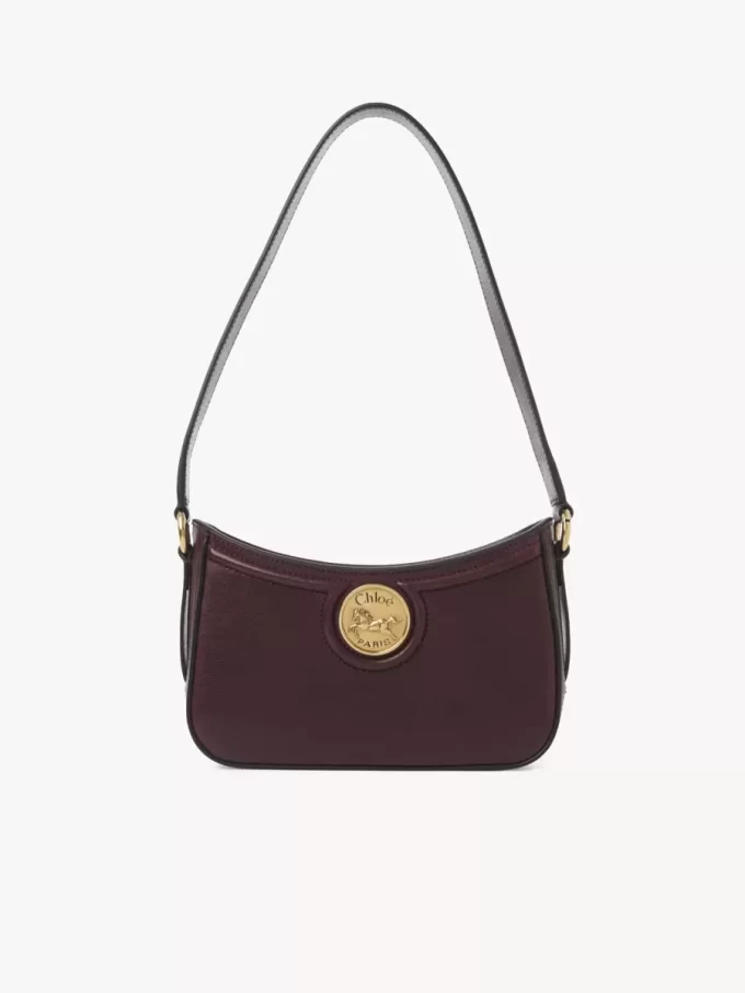 Bolso de hombro Horse Medal en piel granulada Bolso de hombro Horse Medal en piel granulada