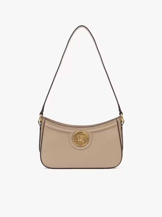 Bolso de hombro Horse Medal en piel granulada Bolso de hombro Horse Medal en piel granulada