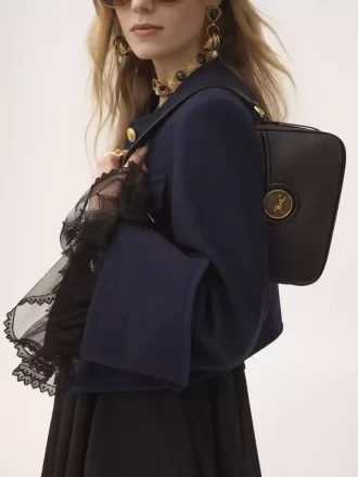 Bolso de hombro Horse Medal en piel granulada Bolso de hombro Horse Medal en piel granulada