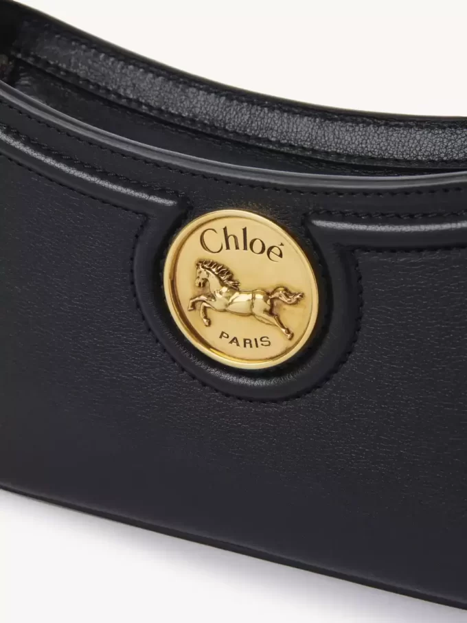 Bolso de hombro Horse Medal en piel granulada Bolso de hombro Horse Medal en piel granulada