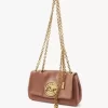 Bolso de hombro pequeño Chloé Heritage de piel granulada Bolso de hombro pequeño Chloé Heritage de piel granulada