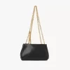 Bolso de hombro pequeño Chloé Heritage de piel granulada Bolso de hombro pequeño Chloé Heritage de piel granulada