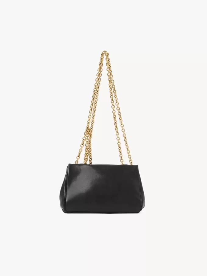 Bolso de hombro pequeño Chloé Heritage de piel granulada Bolso de hombro pequeño Chloé Heritage de piel granulada