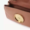 Bolso de hombro pequeño Chloé Heritage de piel granulada Bolso de hombro pequeño Chloé Heritage de piel granulada