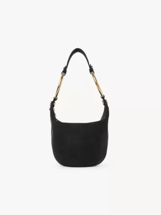 Bolso de mano pequeño tipo pulsera en piel de ante Bolso de mano pequeño tipo pulsera en piel de ante